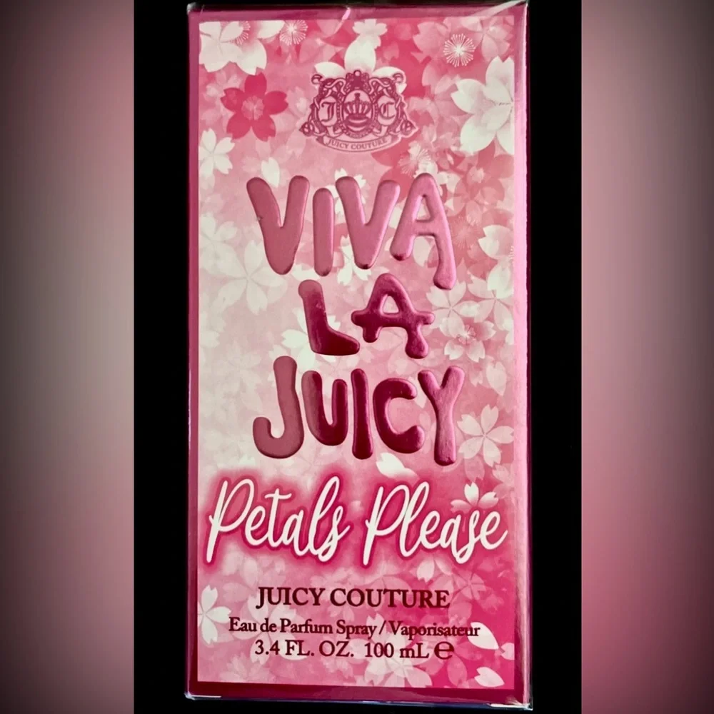 Juicy Couture Viva La Juicy Petals Please 3.4oz Large bottle sealed in plastic